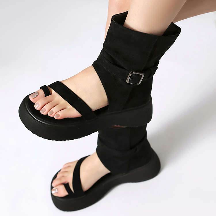 Roman Sandals with Platform Heel and Metal Accents - Style k.html - Image 5