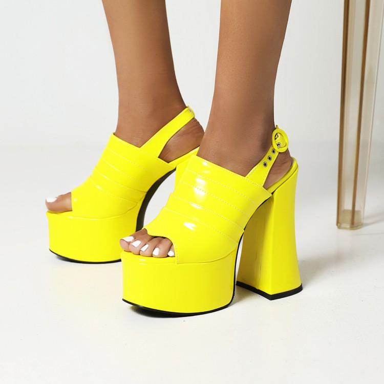 Women's High Heel Chunky Sandal Boots with Tassel and Pearl Details - Image 2