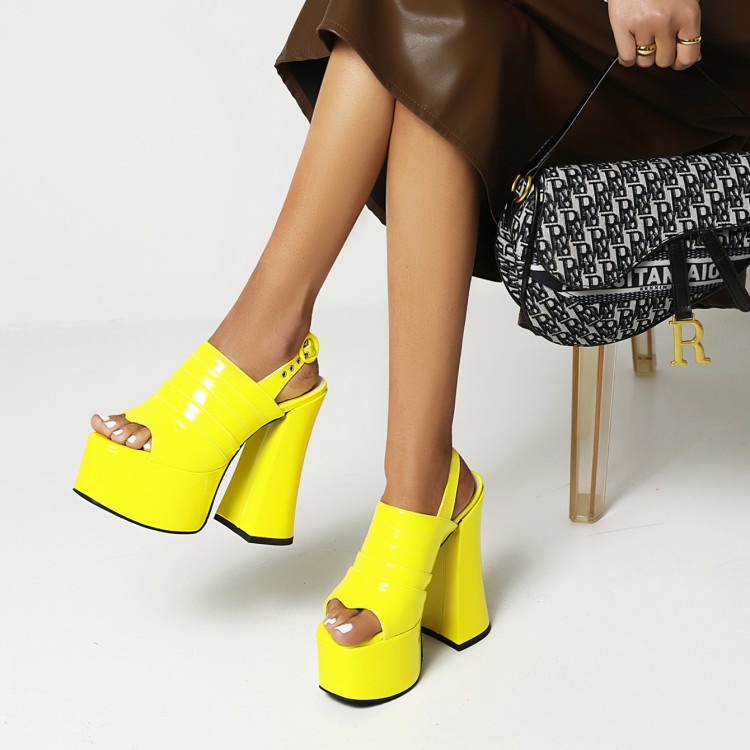 Women's High Heel Chunky Sandal Boots with Tassel and Pearl Details - Image 5