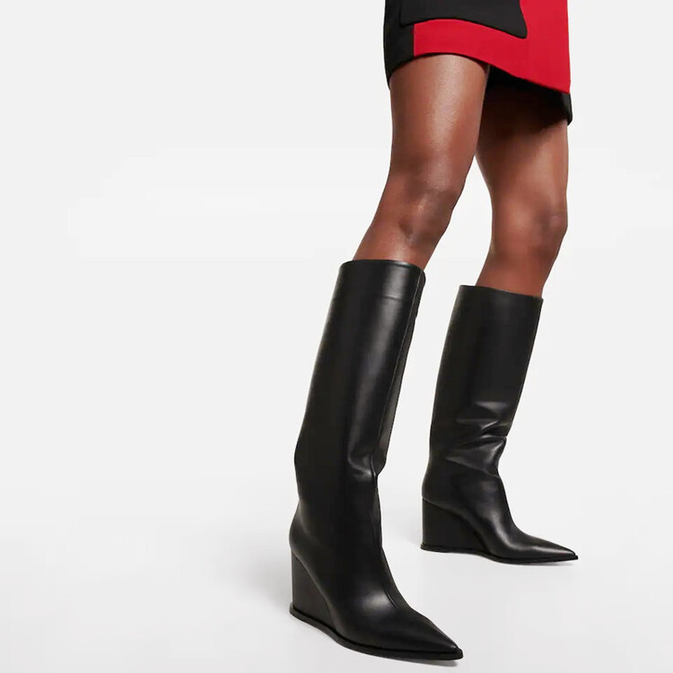 Women's High Heel Pointed Toe High Shaft Fashion Boots - Style e.html - Image 3