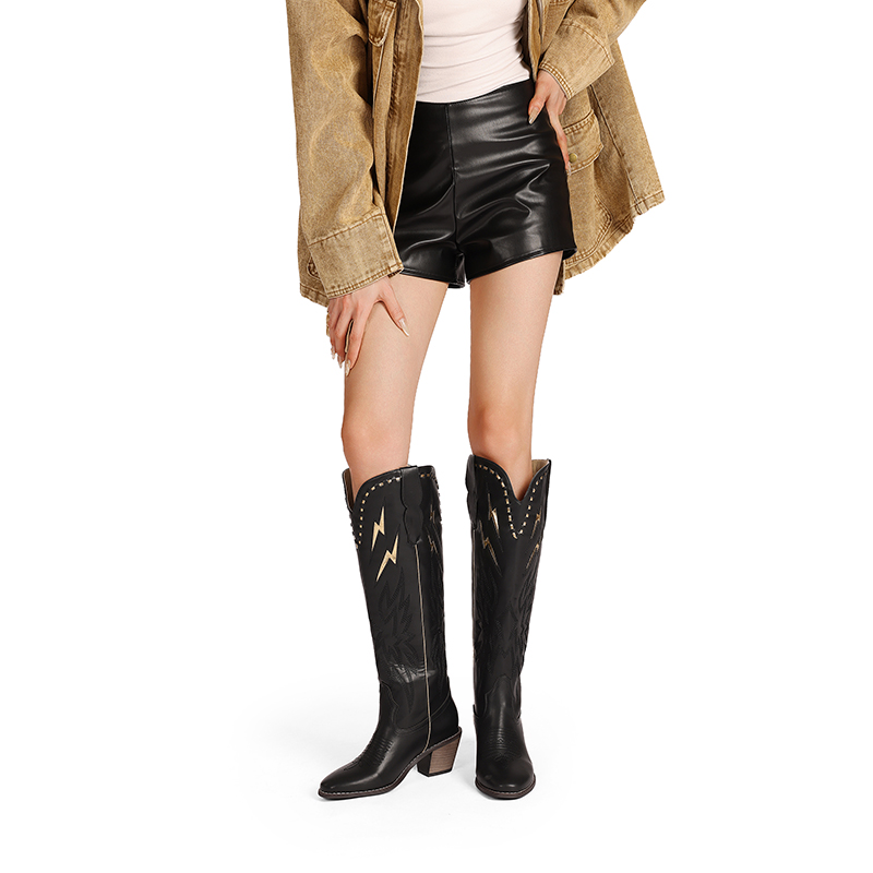 Women's Over-the-Knee Knight Boots with Chunky High Heel - Style k.html - Image 3