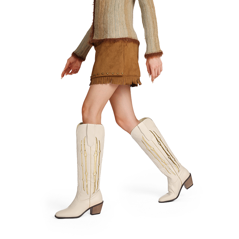Women's Over-the-Knee Knight Boots with Chunky High Heel - Style s.html